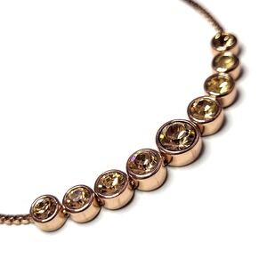 Rose Gold Flash Plated Genuine Crystal Believe by Brilliance‎ Bracelet